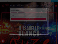 Tablet Screenshot of nisabelleblanco.com